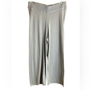 Maggie’s Organics Knit Sweater Culottes in Sea Salt Color (gray/green)New w/Tags